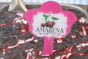 helado de amarena